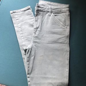 American eagle high rise jegging moss green